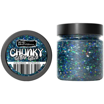 Brutus Monroe Chunky Glitter Glaze Butterflies