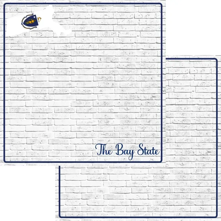 F SSC Fifty States Massachusetts 12x12 Paper