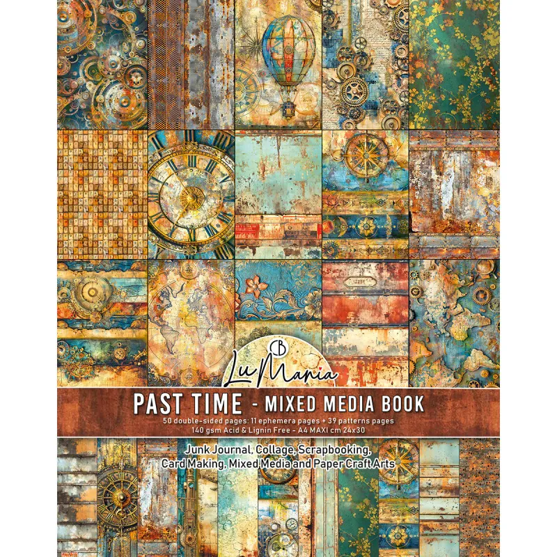 EC Ciao Bella Mixed Media Book Past Time A4 Maxi