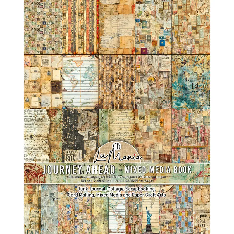 EC Ciao Bella Mixed Media Book Journey Ahead A4 Maxi
