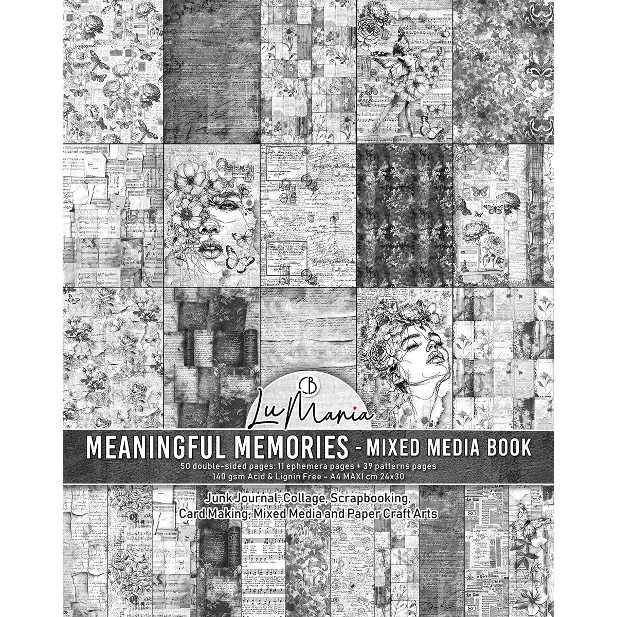 EC Ciao Bella Mixed Media Book Meaningful Memories A4 Maxi