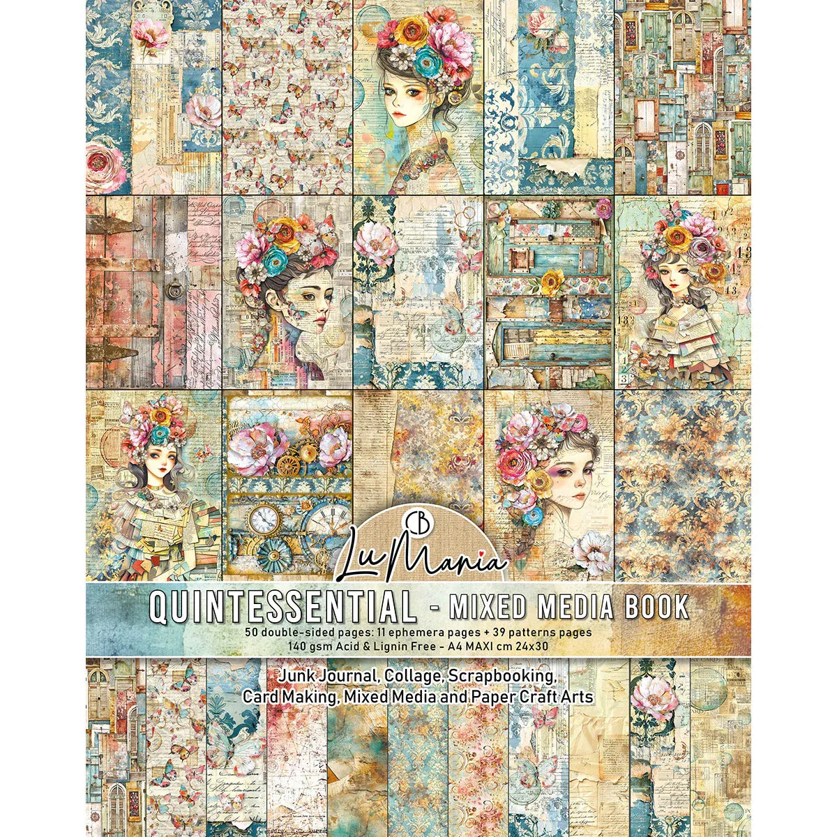 EC Ciao Bella Mixed Media Book Quintessential A4 Maxi