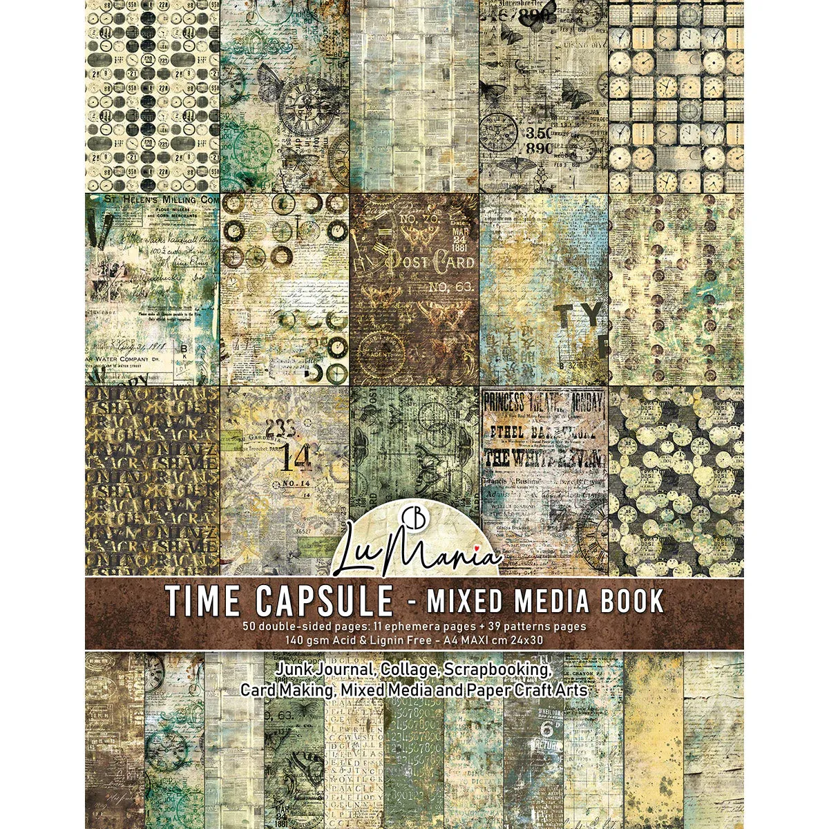 EC Ciao Bella Mixed Media Book Time Capsule A4 Maxi