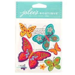 N Jolee&#39;s Boutique Themed Embellishments Colorful Butterflies