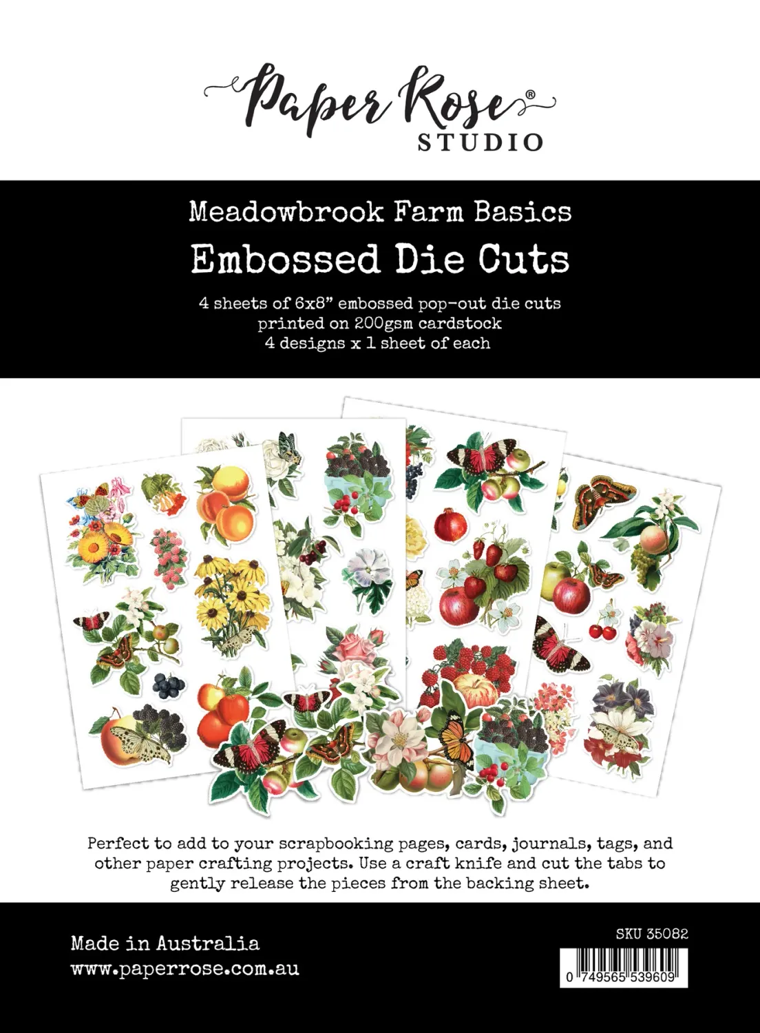 Paper Rose Meadowbrook Farm Basics Embossed Die Cuts