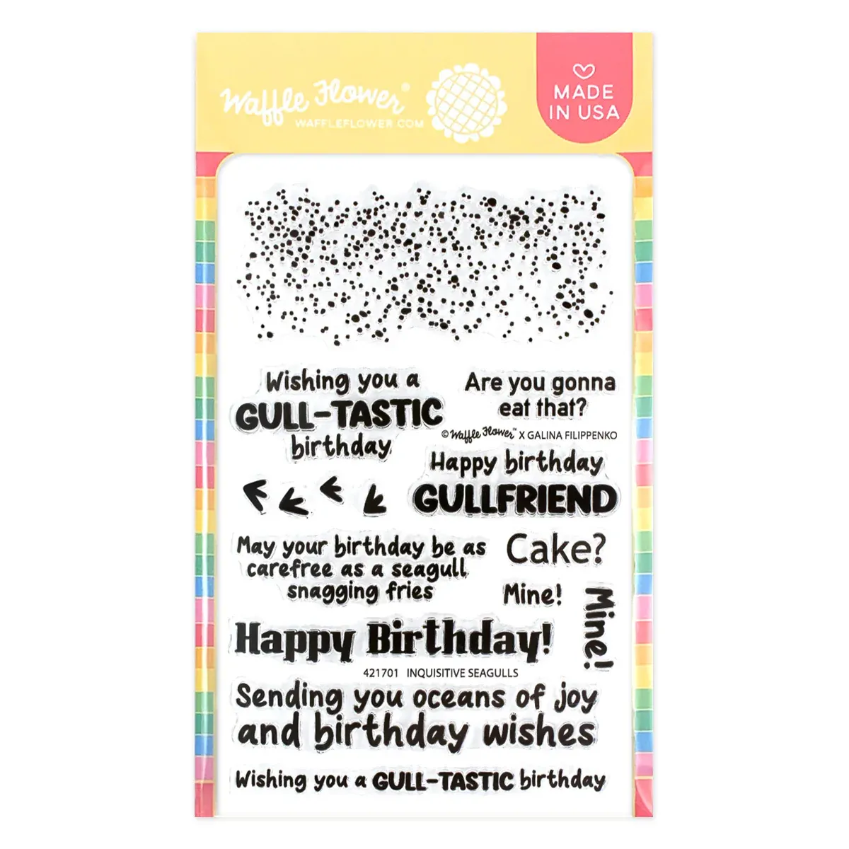 WF Inquisitive Seagulls Stamp Set