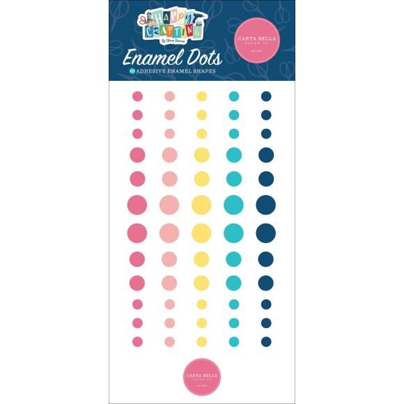 N Carta Bella Adhesive Enamel Dots 60/Pkg Happy Crafting