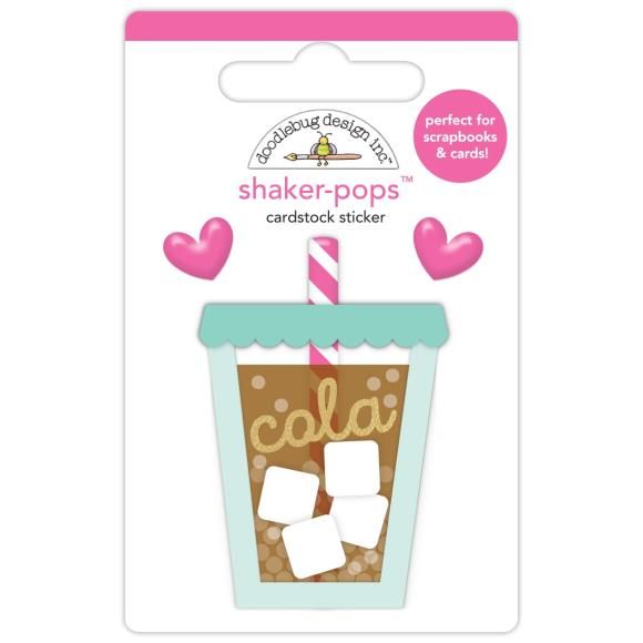 N Doodlebug Doodle-Pops 3D Stickers Soda Sweet, Hello Again