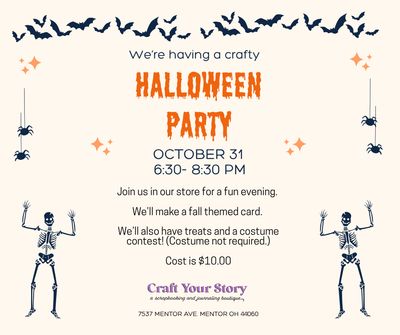 49. Crafty Halloween Party- October 31, 2025