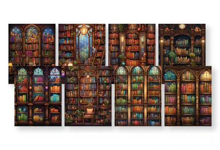 Brutus Monroe Magical Library Foilable Card Panels