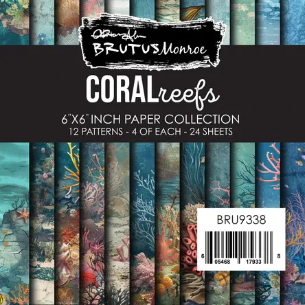 Brutus Monroe Coral Reefs Paper Pad 6&quot; X6&quot;