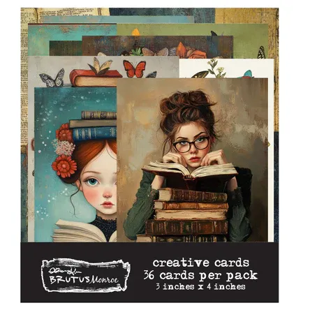 Brutus Monroe Bookworm Creative Cards