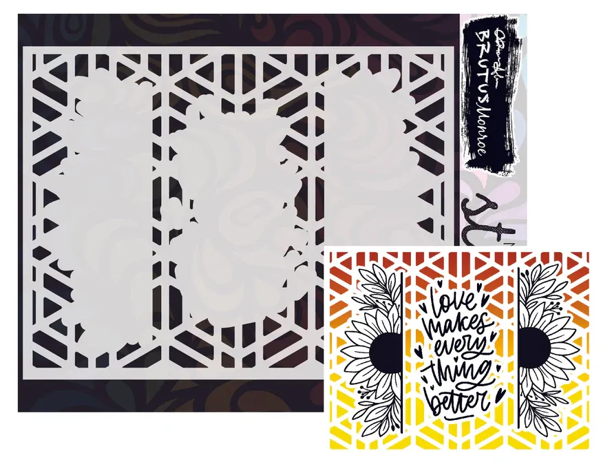 Brutus Monroe Better Together | A2 Simple Blend Stencil