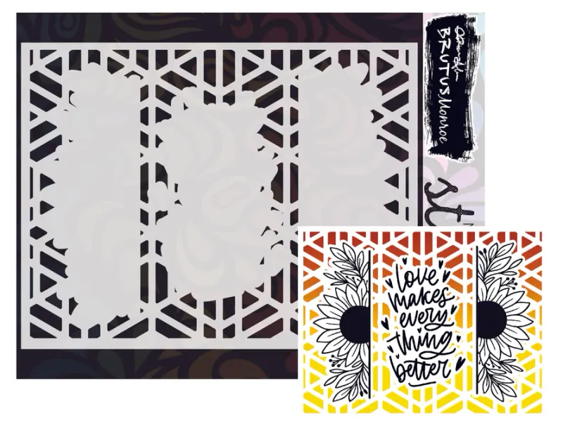 Brutus Monroe Better Together | A2 Simple Blend Stencil