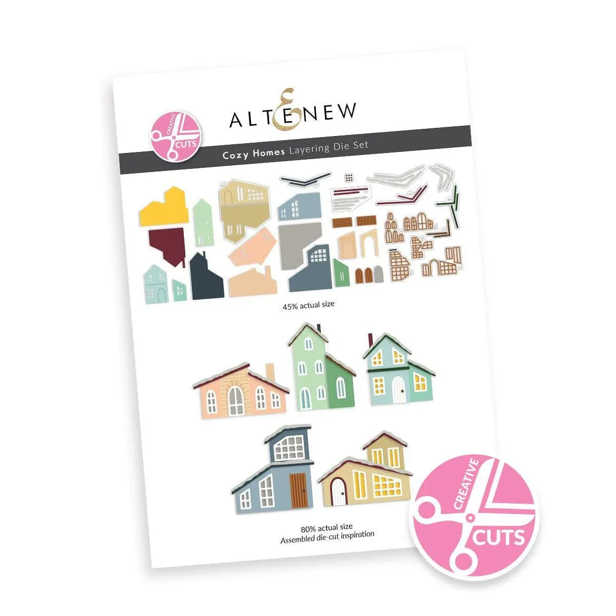 Cozy Homes Layering Die Set
