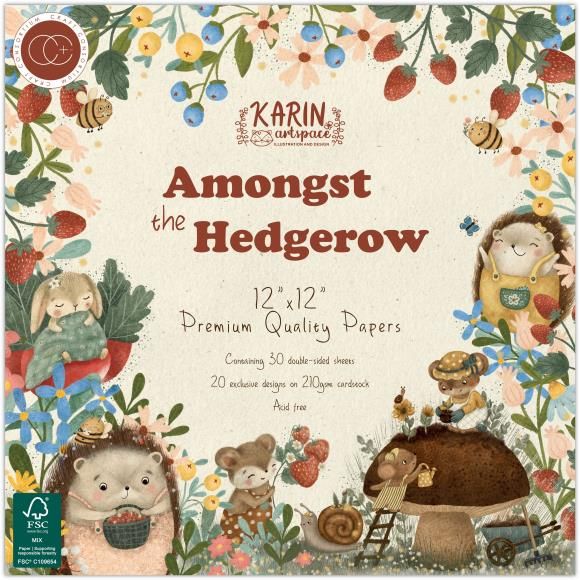 N Craft Consortium Double-Sided Paper Pad 12&quot; X12&quot; 30/Pkg Amongst The Hedgerow