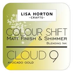 N Lisa Horton Crafts Cloud 9 Color Shift Ink Pad Avocado Gold