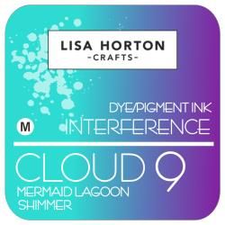 N Lisa Horton Crafts Cloud 9 Shimmer Interference Ink Pad Mermaid Lagoon
