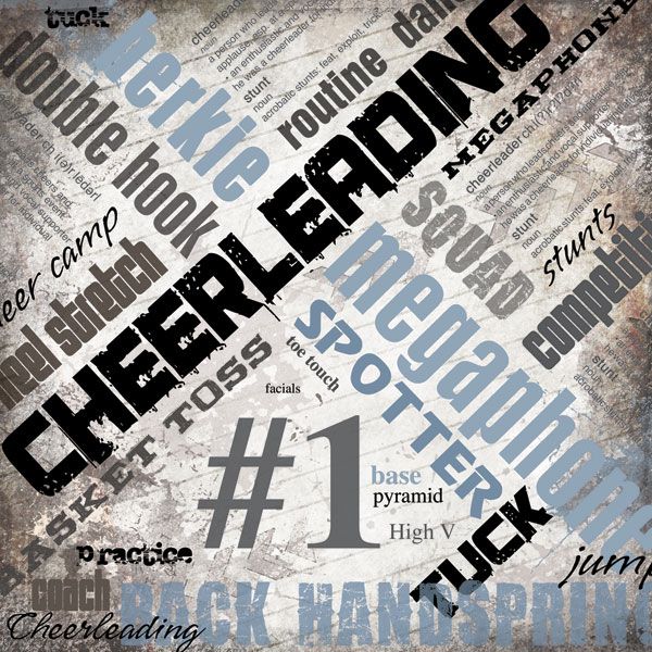 SC Cheerleading Extreme 12&quot; X12&quot; Paper