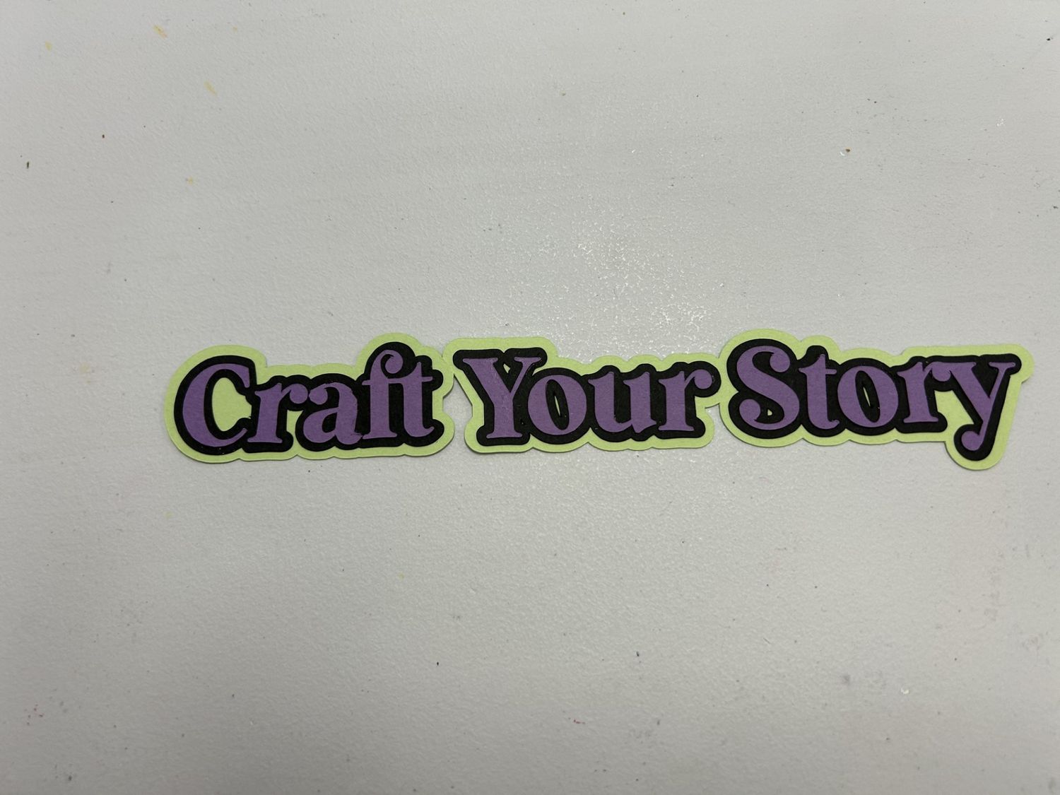 Craft Your Story Title