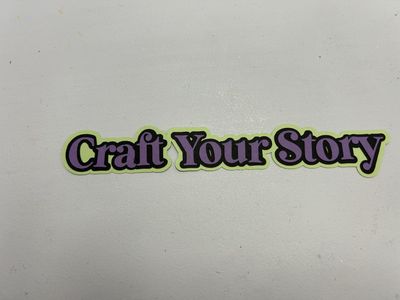 Craft Your Story Title