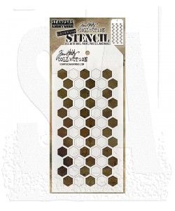 SA Tim Holtz Shifter Stencil: Hex
