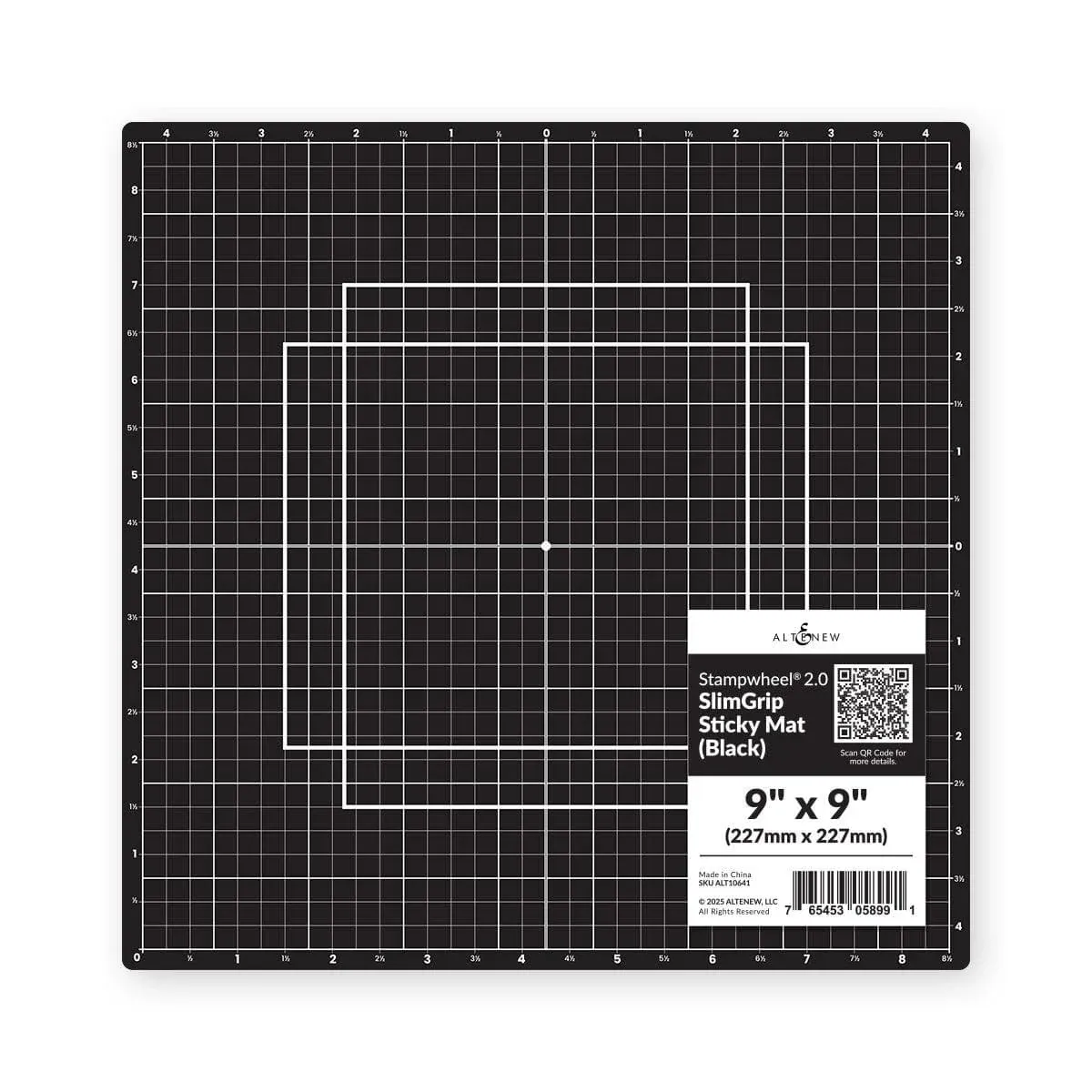 ATW Stampwheel 2.0 - SlimGrip Sticky Mat (Black)