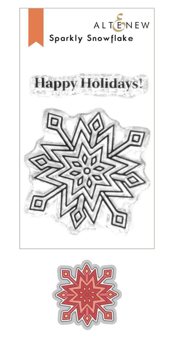 ATW Sparkly Snowflake Stamp &amp; Die Set