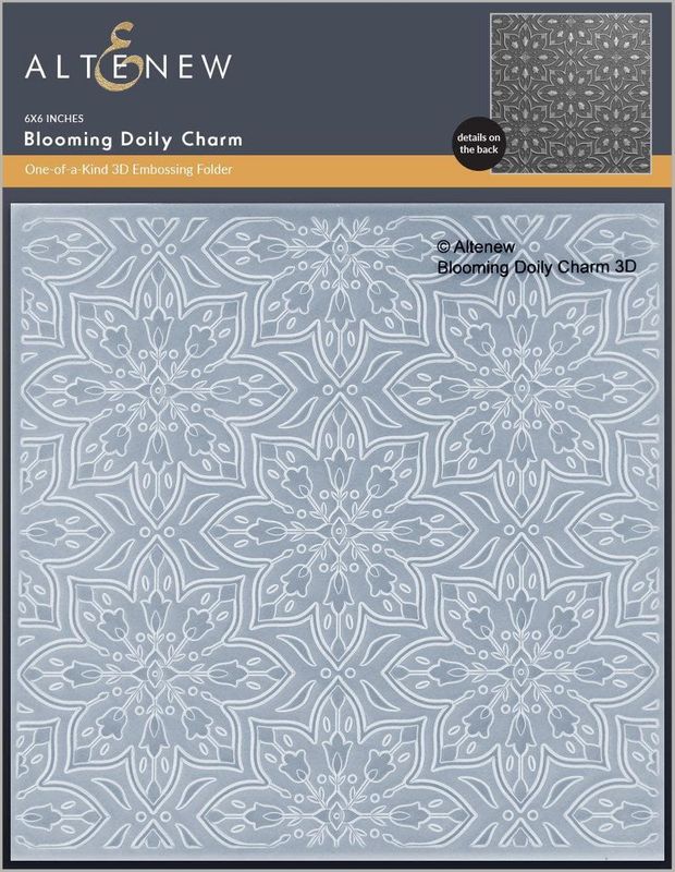 ATW Blooming Doily Charm 3D Embossing Folder