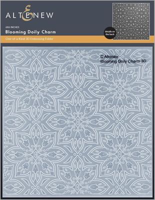 ATW Blooming Doily Charm 3D Embossing Folder