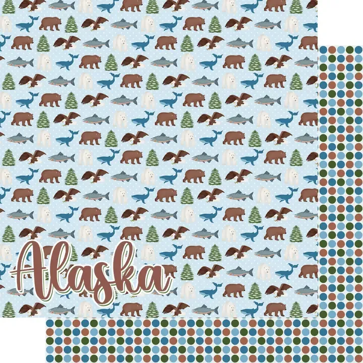 F SSC Alaska Collection Alaska 12x12 Paper
