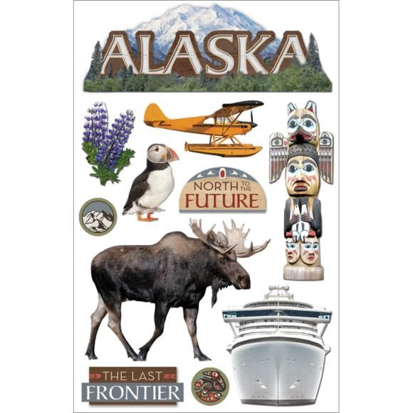 N Paper House 3D 4.5&quot; X7.5&quot; Alaska