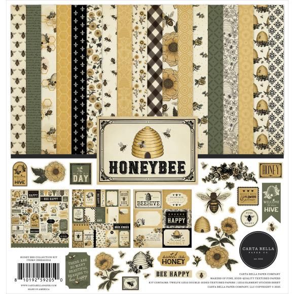 N Carta Bella Collection Kit 12&quot; X12&quot; Honey Bee