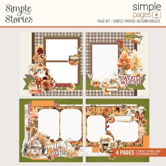N Simple Stories Simple Pages Page Kit Simple Vintage Autumn Breeze