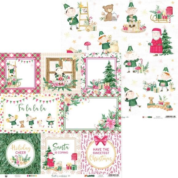 N Santa&#39;s Workshop Double-Sided Cardstock 12&quot; X12&quot; #05