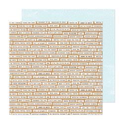 N Mittens &amp; Mistletoe Double-Sided Cardstock 12&quot; X12&quot; Snow Day