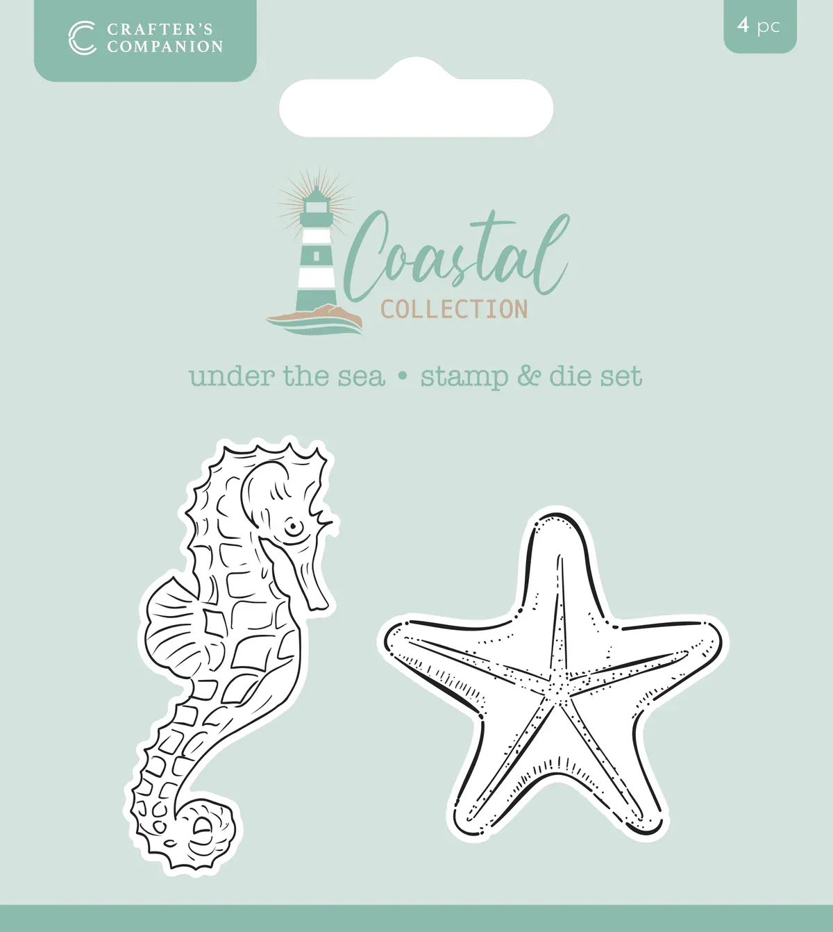 EC Crafter&#39;s Companion Coastal Collection Stamp &amp; Die Under The Sea