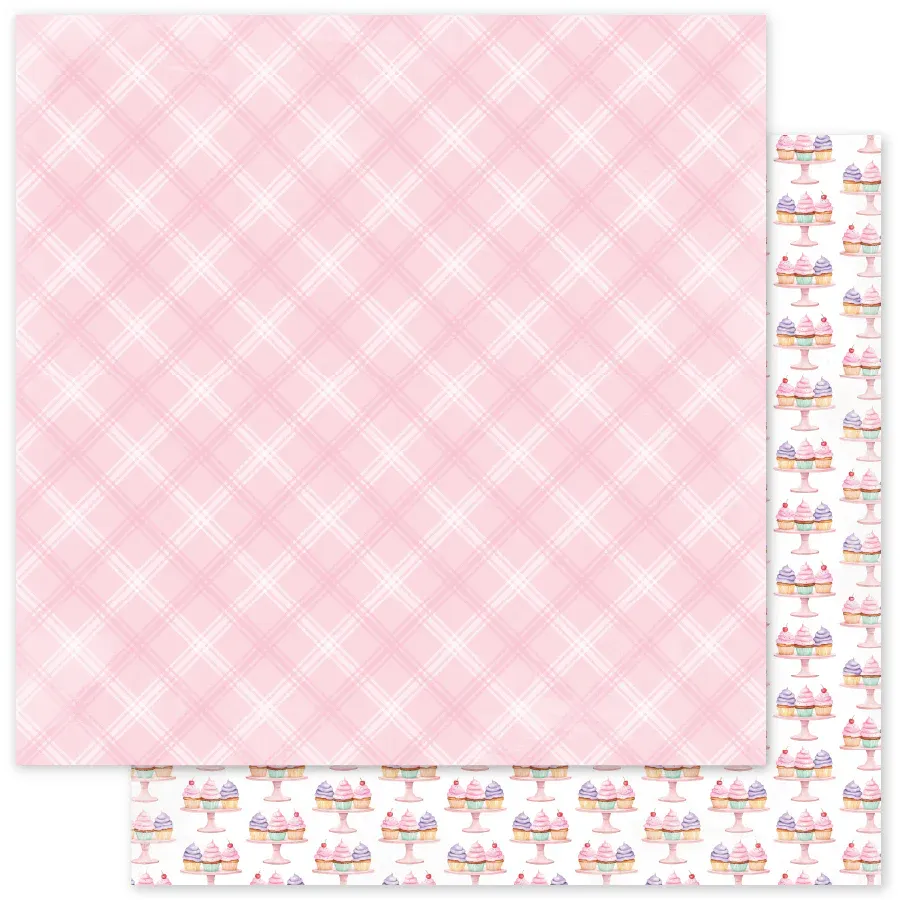 Paper Rose Studio Little Bakers Patterns D 12x12 Paper