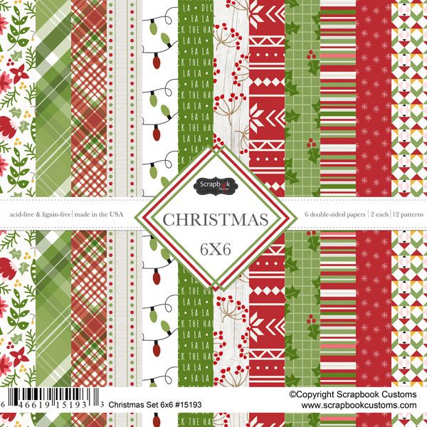 SC Christmas 6x6 Double-Sided Paper Pack