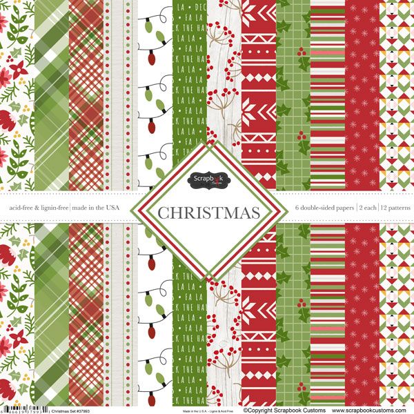 SC Christmas 12x12 Double-Sided Paper Pack