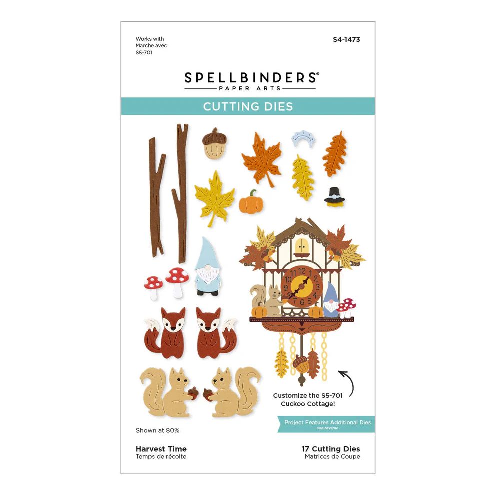 44.  Spellbinders Cuckoo Clock Card Class- October 11, 2025