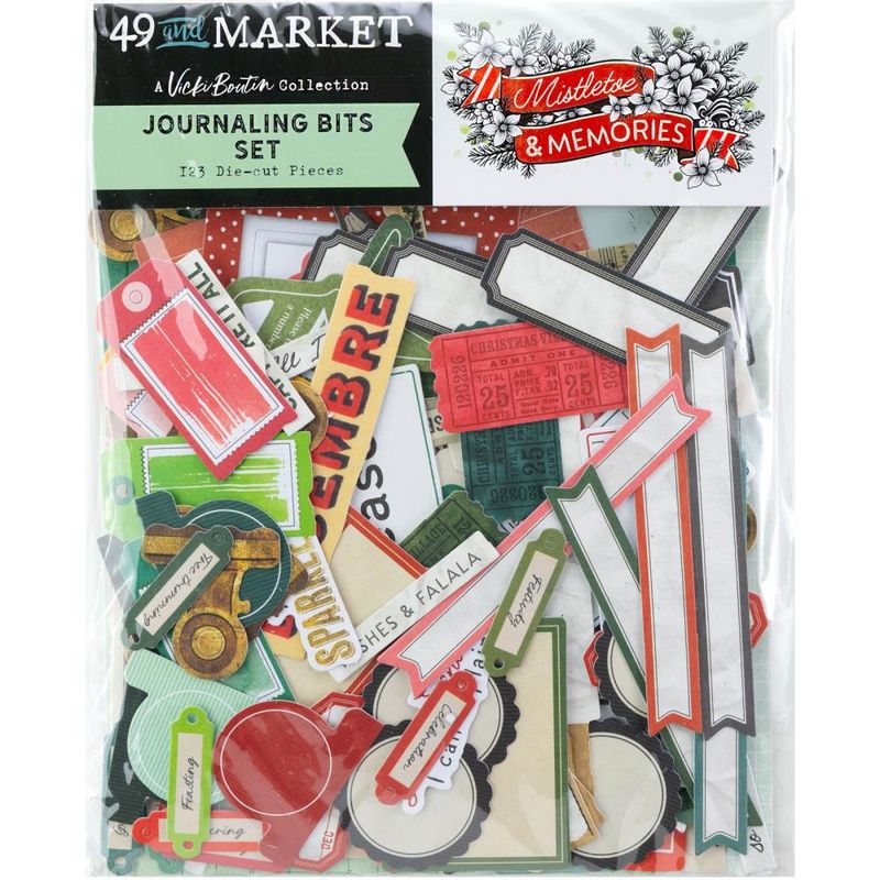 N 49 And Marketing Die-Cuts Journaling, Mistletoe And Memories