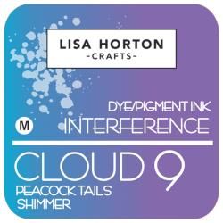N Lisa Horton Crafts Cloud 9 Shimmer Interference Ink Pad Peacock Tails