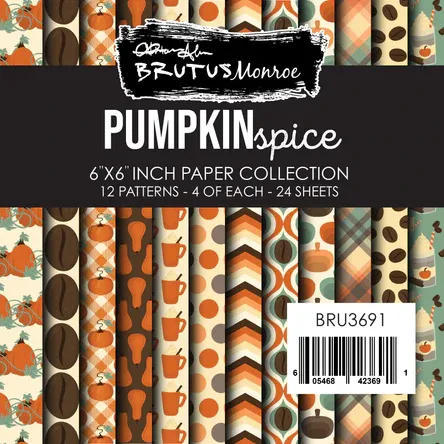 Brutus Monroe Pumpkin Spice Paper Pad 6&quot; X6&quot;