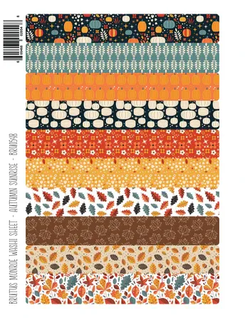 Brutus Monroe Autumn Sunrise Washi Sheet