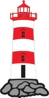 PP Lighthouse on Rocks