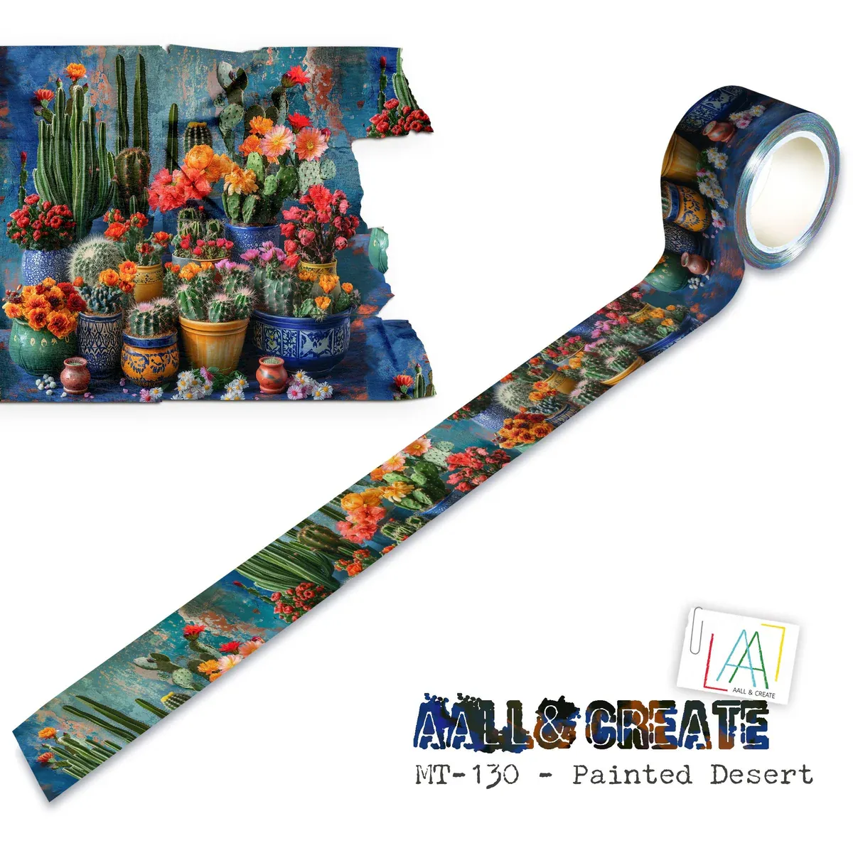 EC AALL and Create - Washi Tape 25mm x 10m - Painted Desert (Layer-It-Up!)