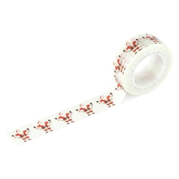 N Christmas Village Washi Tape Santa Hanging Lights