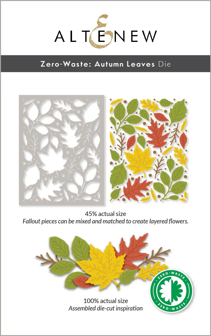 ATW Altenew Zero-Waste: Autumn Leaves Die