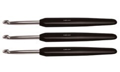 Knitter&#39;s Pride Soft Grip Silver Crochet Hooks